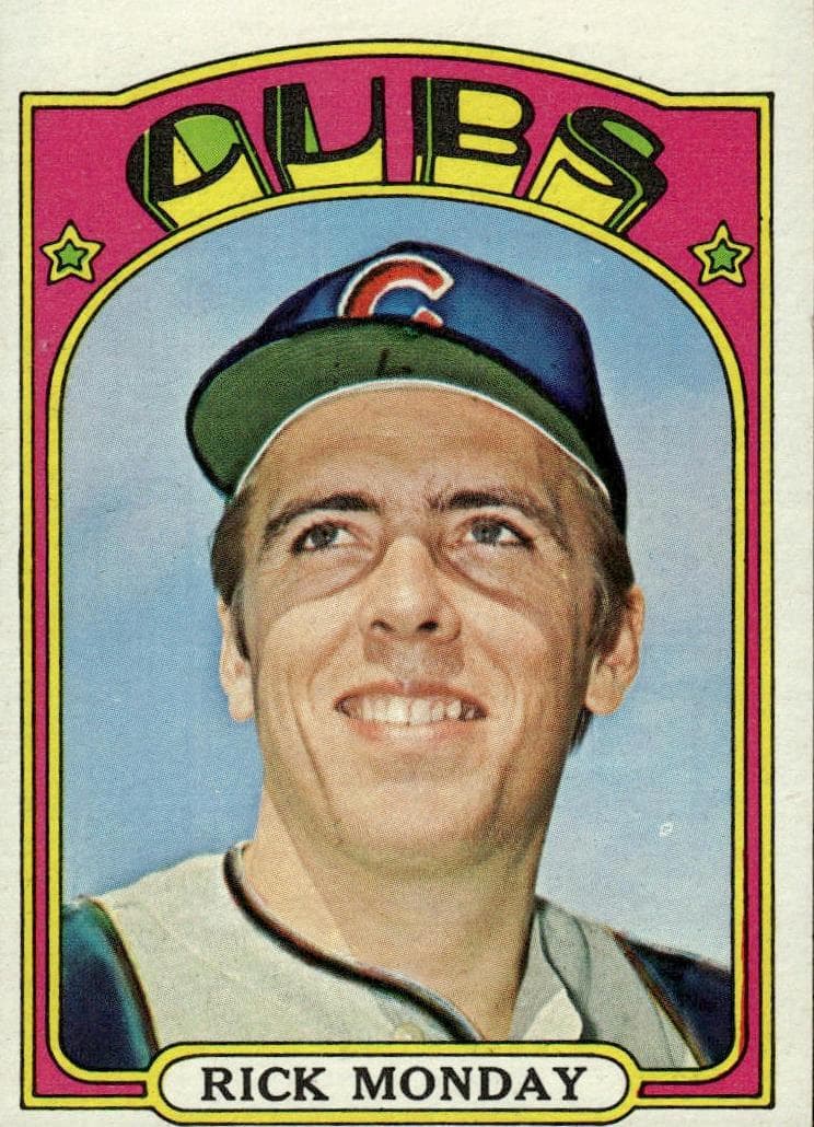 Rick Monday 1972 topps Topps
