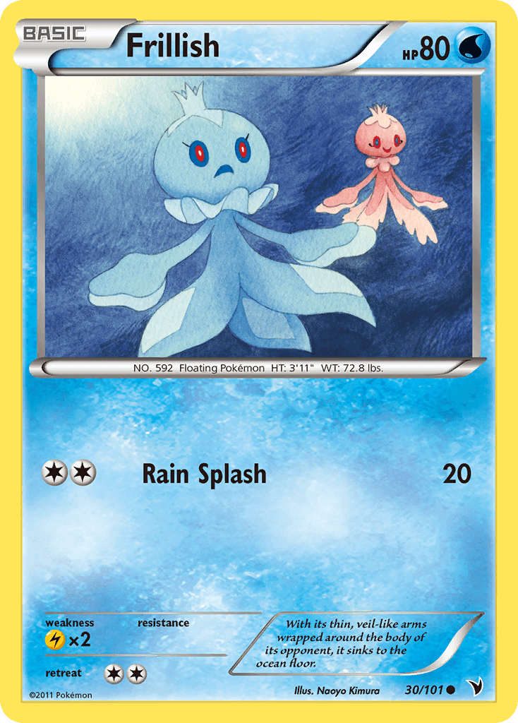 Frillish 2011 Pokemon Noble Victories