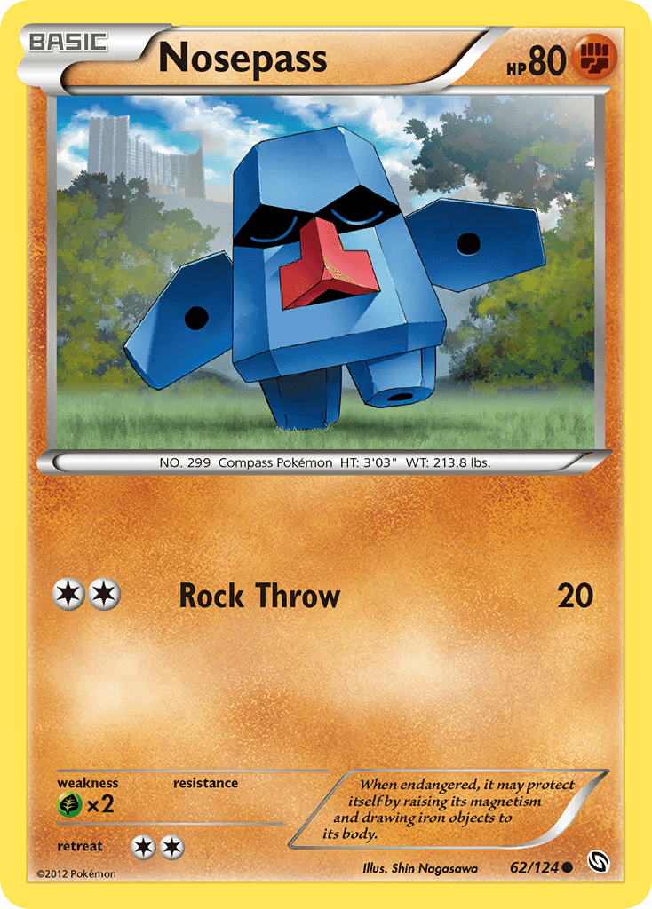 Nosepass 2012 Pokemon Dragons Exalted