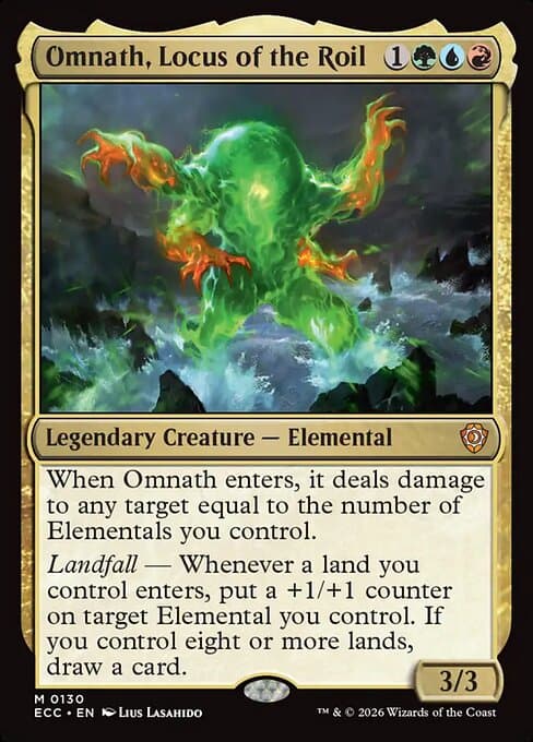 Omnath, Locus of the Roil 2026 Magic: The Gathering Lorwyn Eclipsed Commander