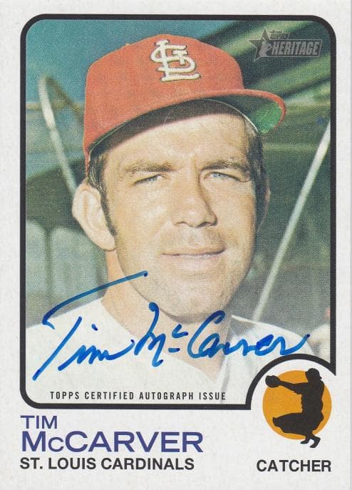Tim McCarver trading card
