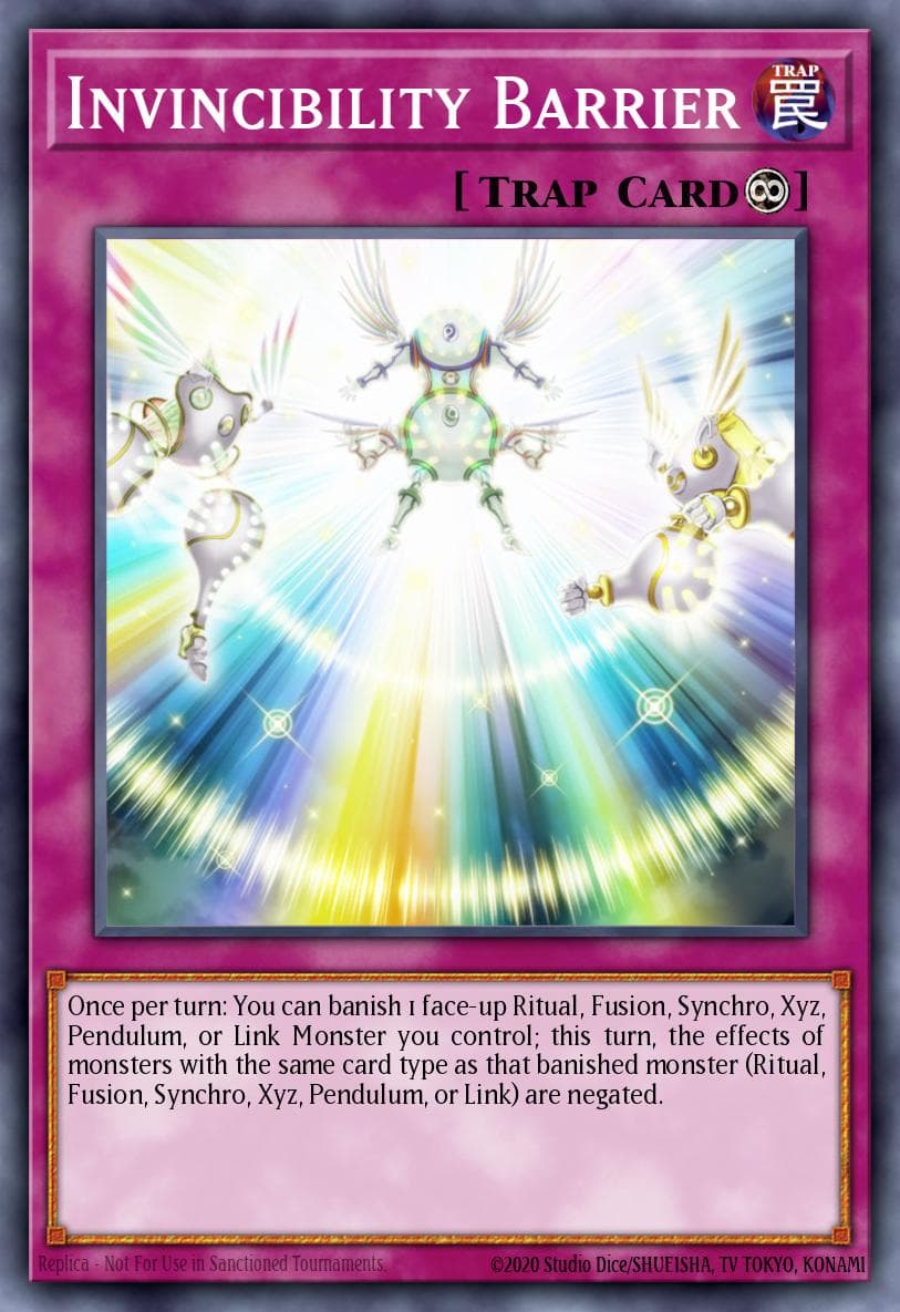 Invincibility Barrier 2018 Yu-Gi-Oh! Soul Fusion