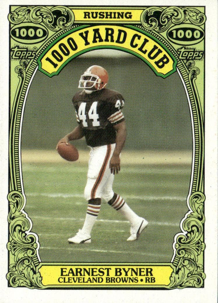 Earnest Byner 1986 topps Topps