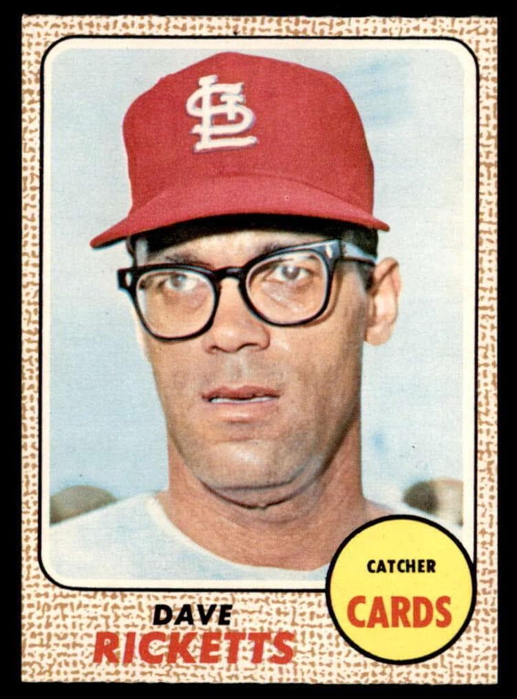 Dave Ricketts 1968 topps O-Pee-Chee
