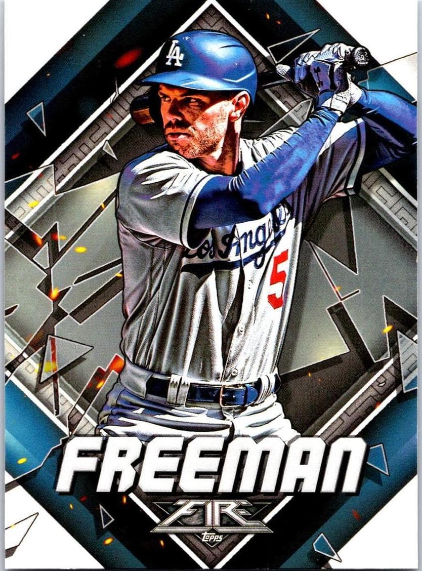 Freddie Freeman 2022 topps Topps Fire