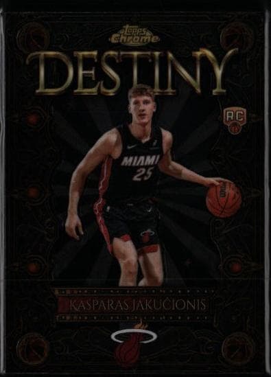 Kasparas Jakucionis 2025 topps Topps Chrome