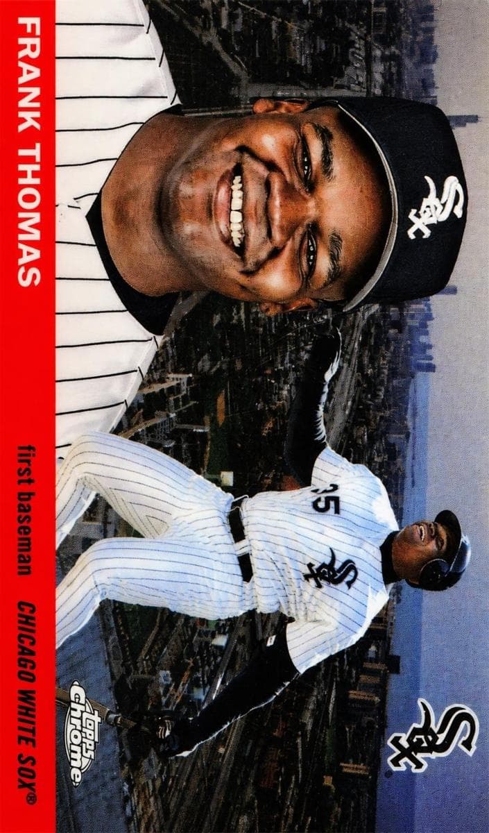 Frank Thomas 2025 topps Topps Chrome Platinum