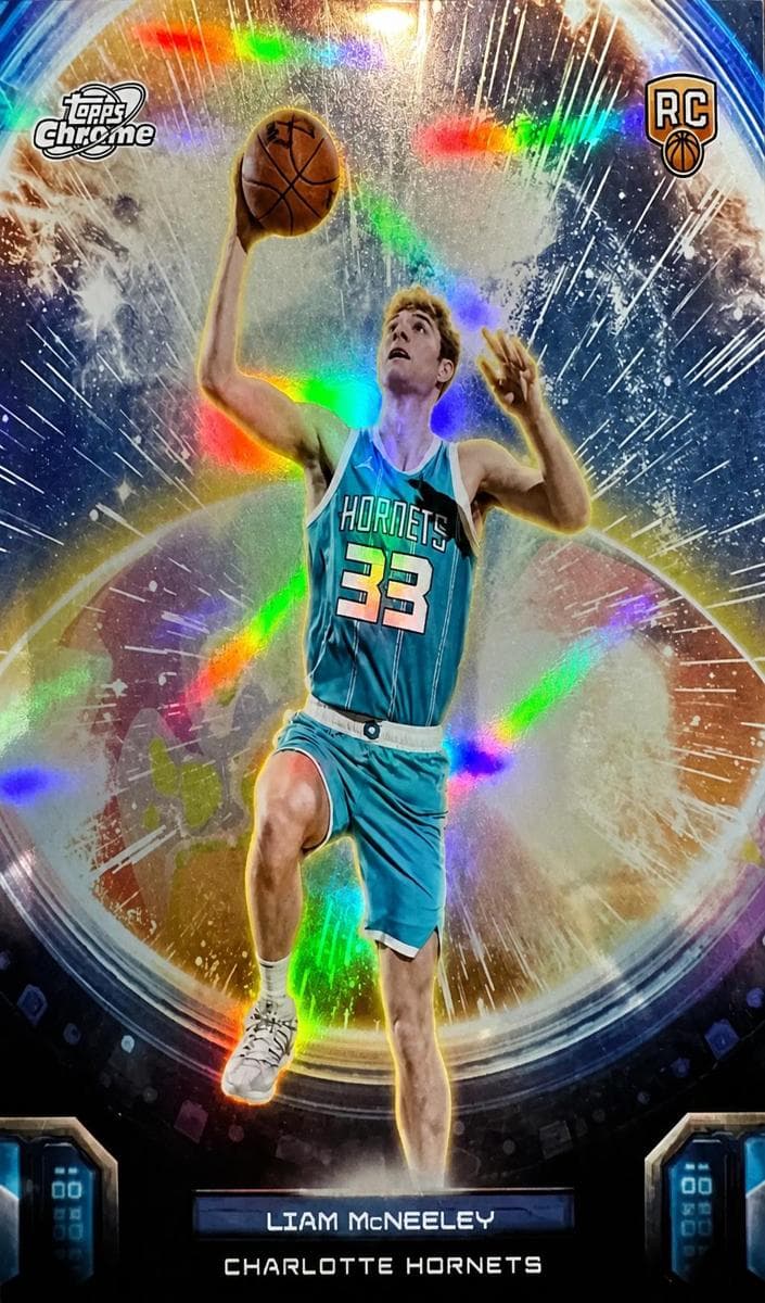 Liam McNeeley 2025 topps Topps Cosmic Chrome