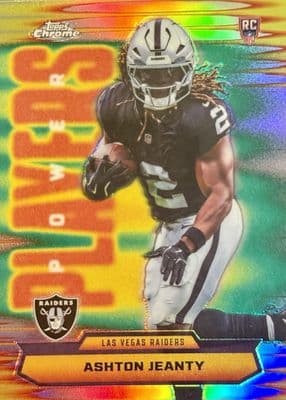 Ashton Jeanty 2025 topps Topps Chrome Power Players