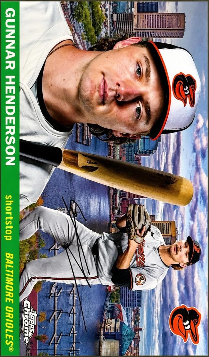 Gunnar Henderson 2025 topps Topps Chrome Platinum
