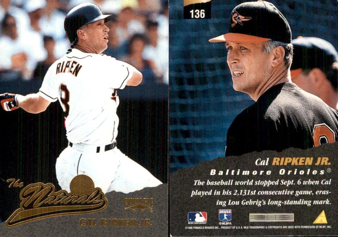Cal Ripken Jr. 1996 unknown Pinnacle