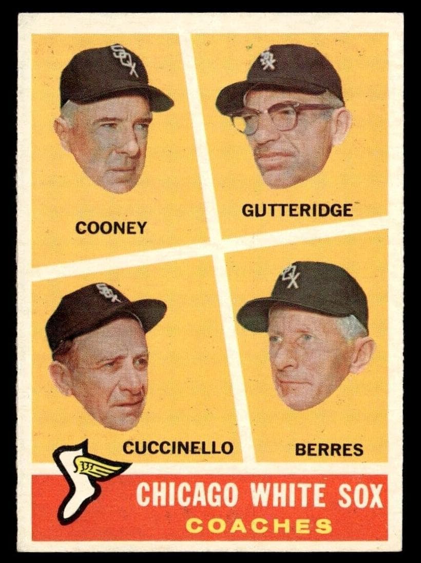 Chicago White Sox Coaches (Johnny Cooney / Don Gutteridge / Tony Cuccinello / Ray Berres) #458