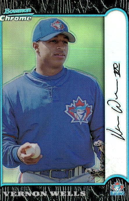Vernon Wells 1999 bowman Bowman Chrome