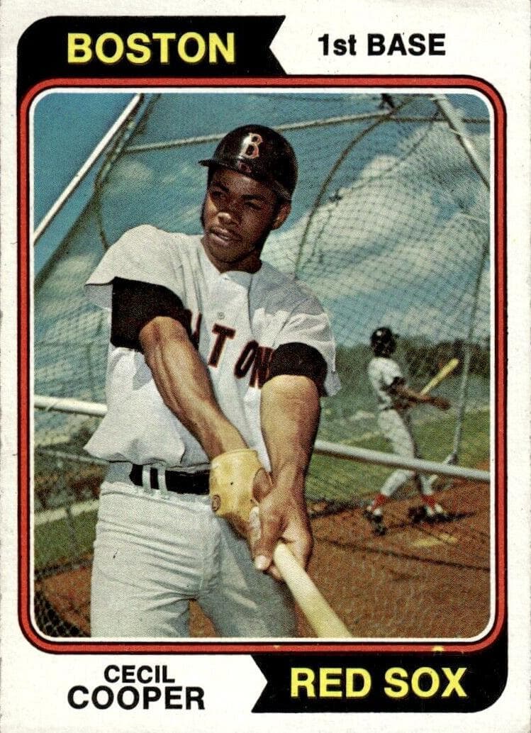 Cecil Cooper 1974 topps Topps