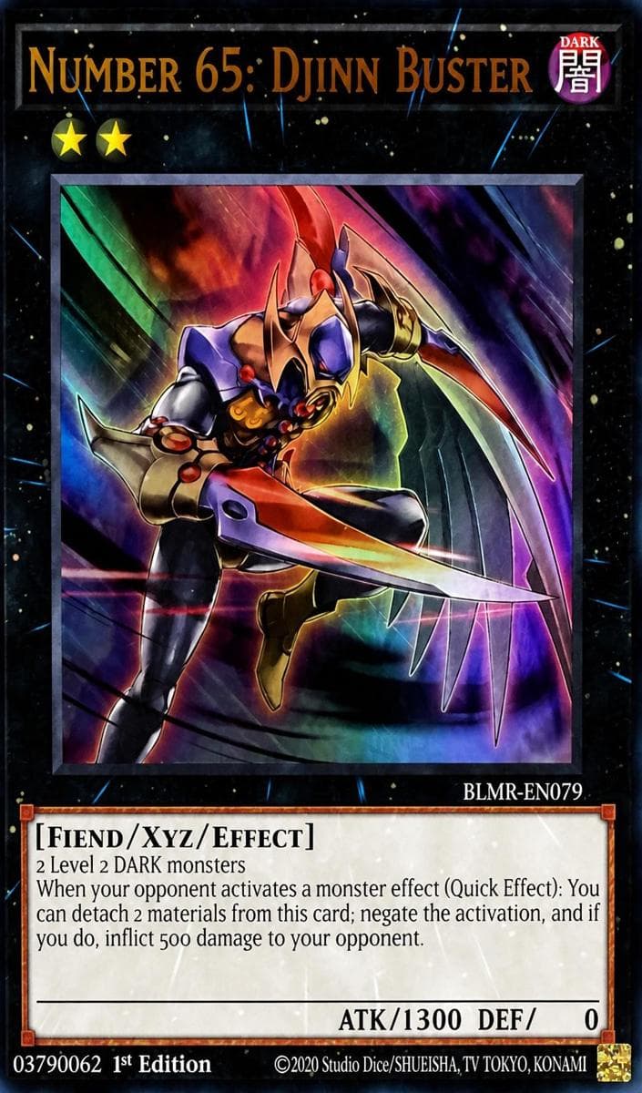 Number 65: Djinn Buster 2023 Yu-Gi-Oh!