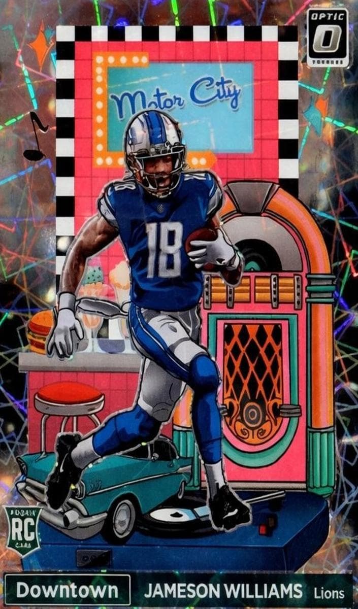 Jameson Williams 2022 panini Donruss Optic