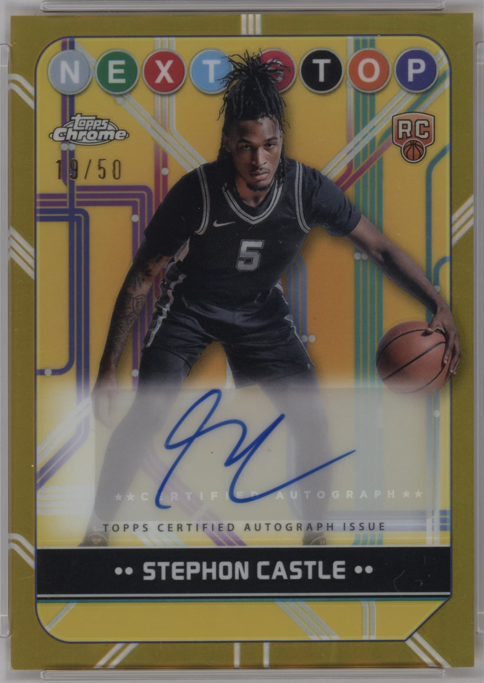 Stephon Castle 2024 topps Topps Chrome