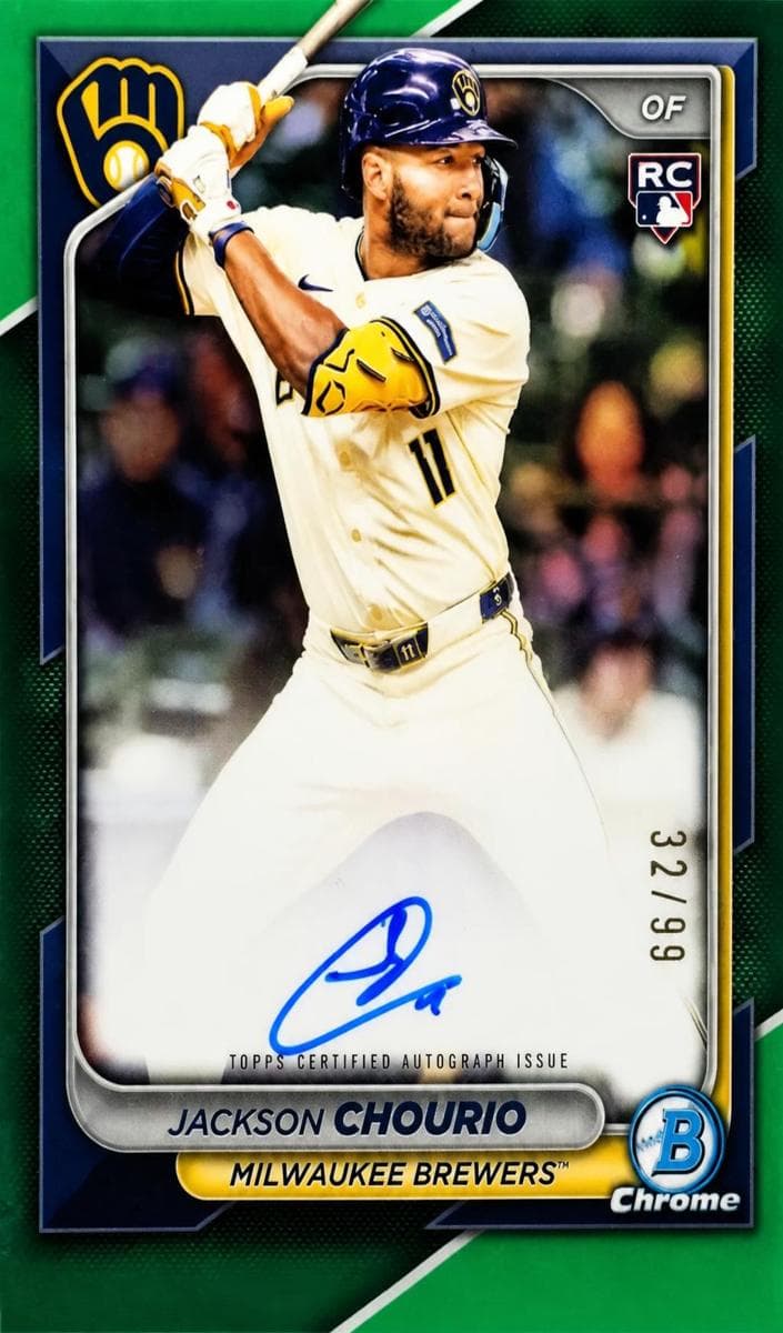 Jackson Chourio 2024 bowman