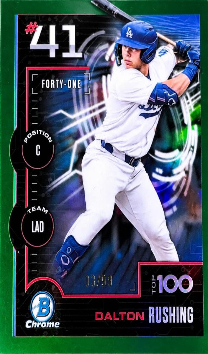 Dalton Rushing 2025 bowman Bowman