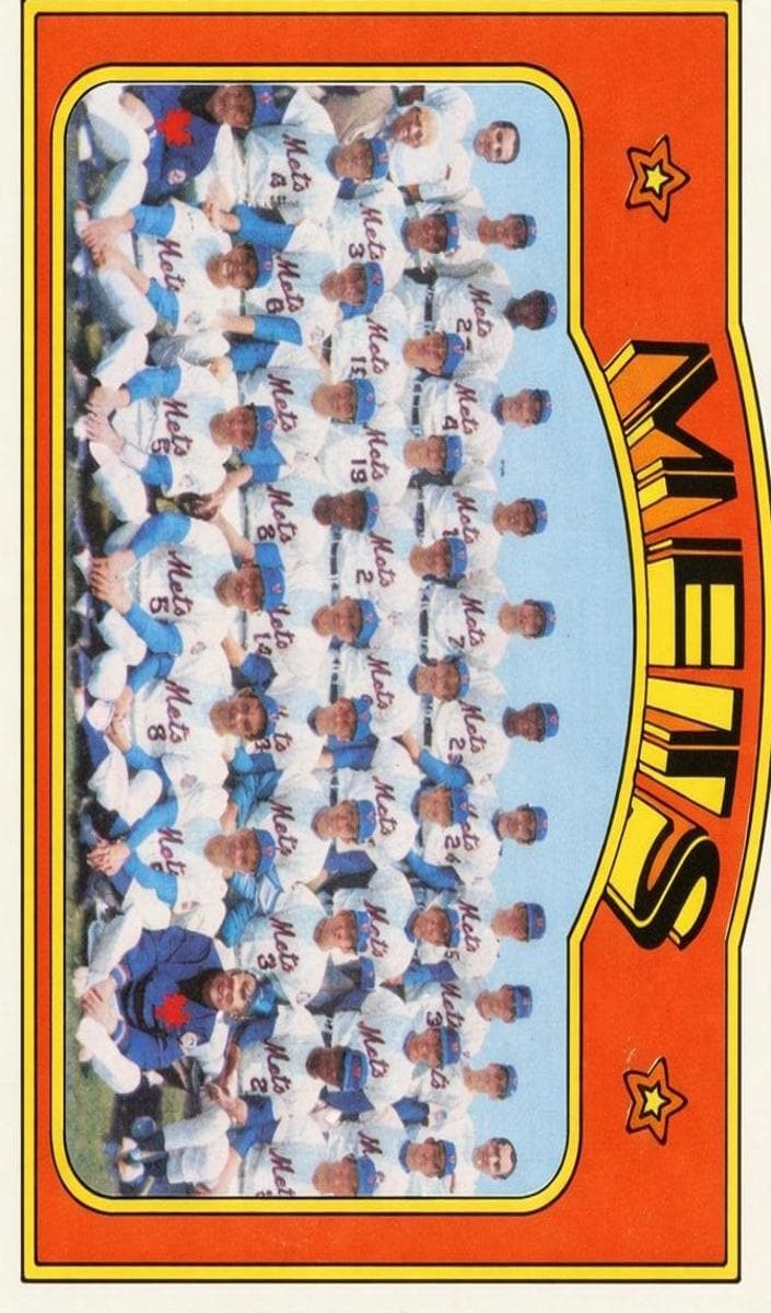New York Mets 1972 topps Topps