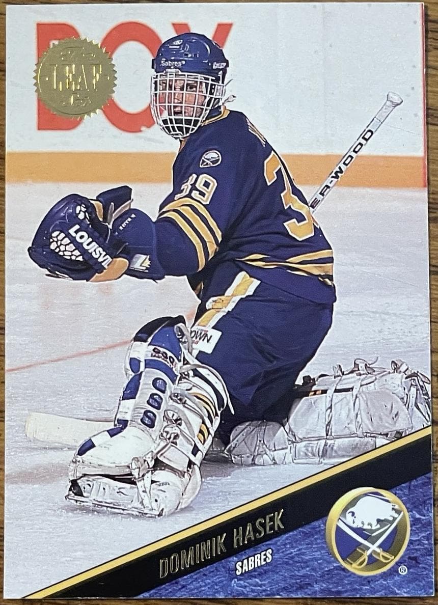 Dominik Hasek 1993 leaf Leaf