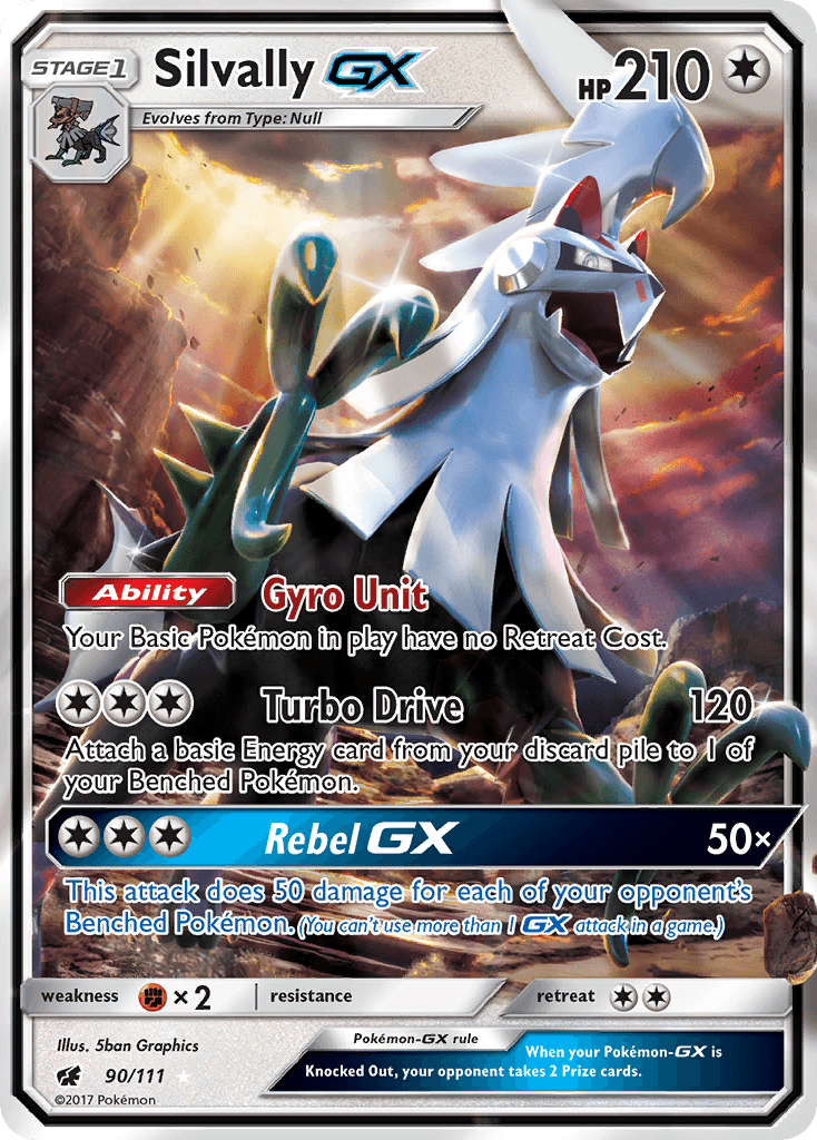 Silvally GX 2017 Pokemon