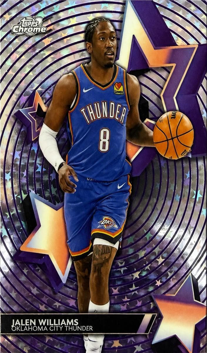 Jalen Williams 2025 topps Topps Cosmic Chrome