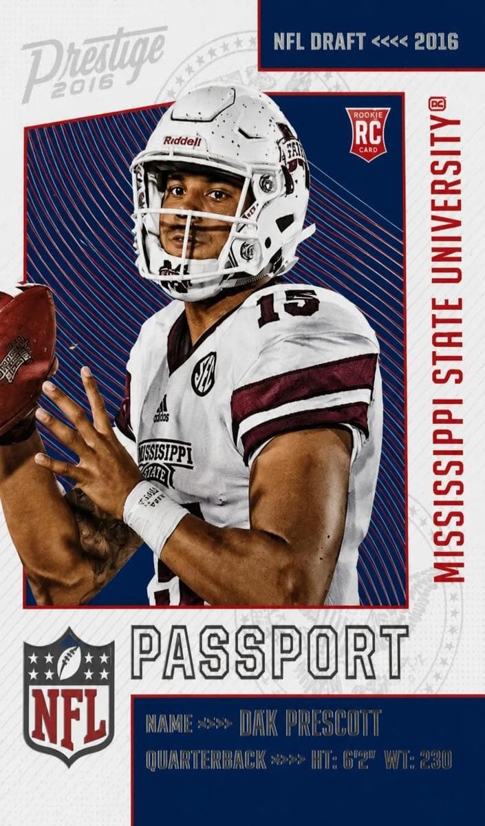 Dak Prescott 2016 panini