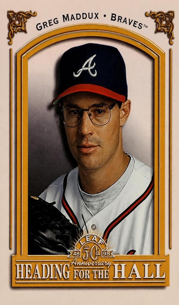 Greg Maddux 1998 leaf Leaf