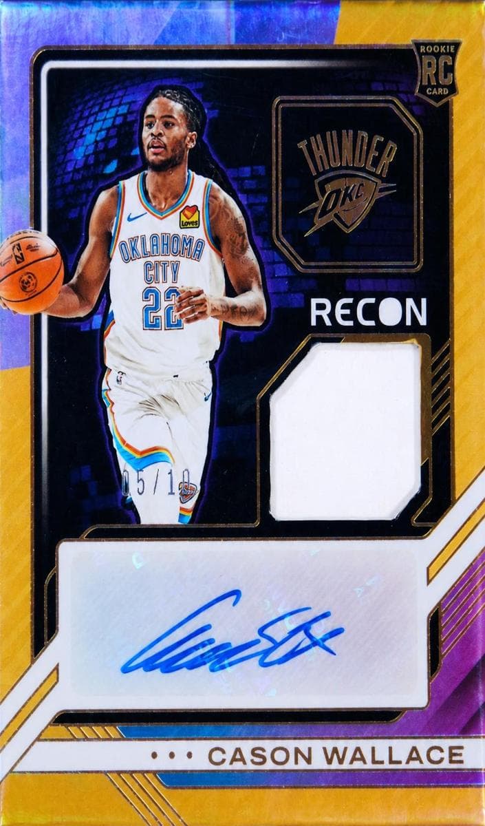 Cason Wallace 2023 panini Recon