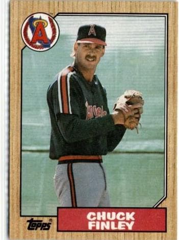 Chuck Finley trading card