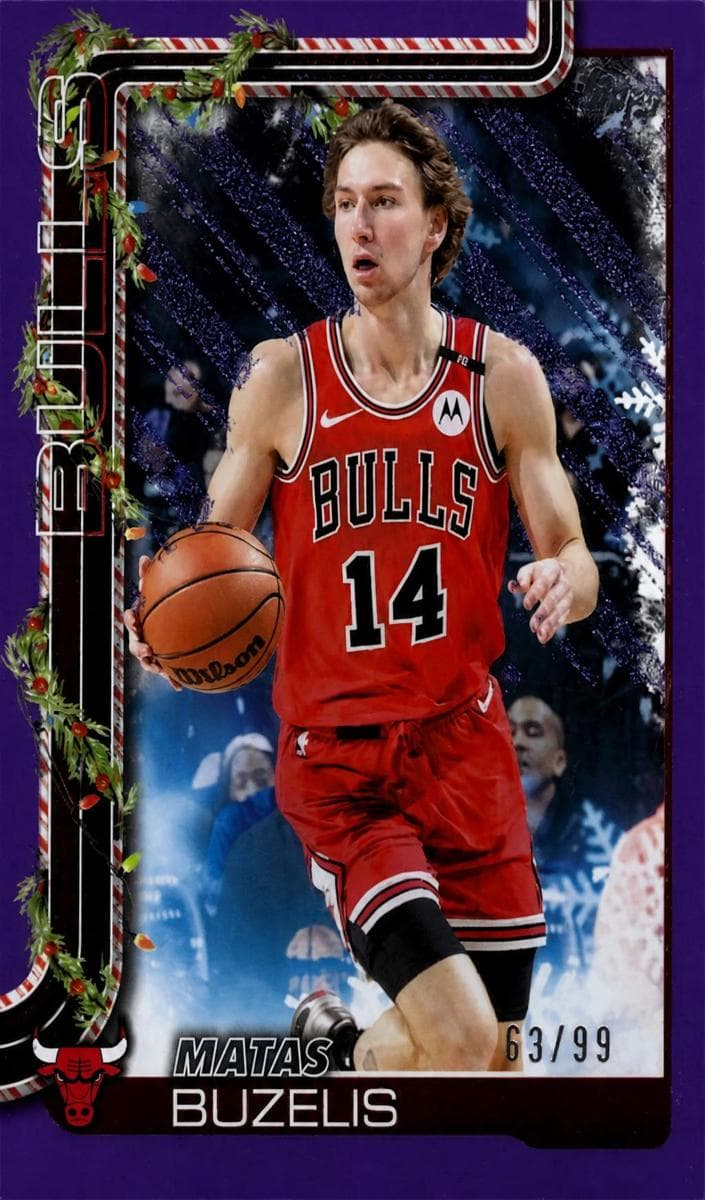 Matas Buzelis 2025 topps Topps Holiday