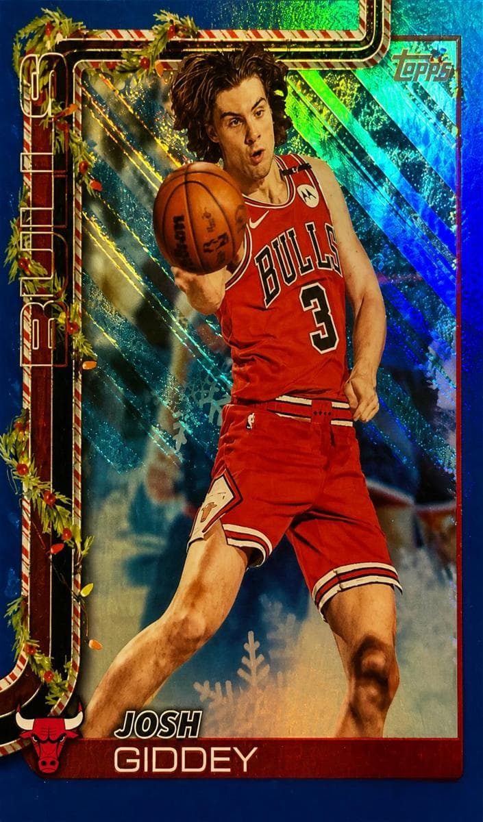 Josh Giddey 2025 topps Topps Holiday