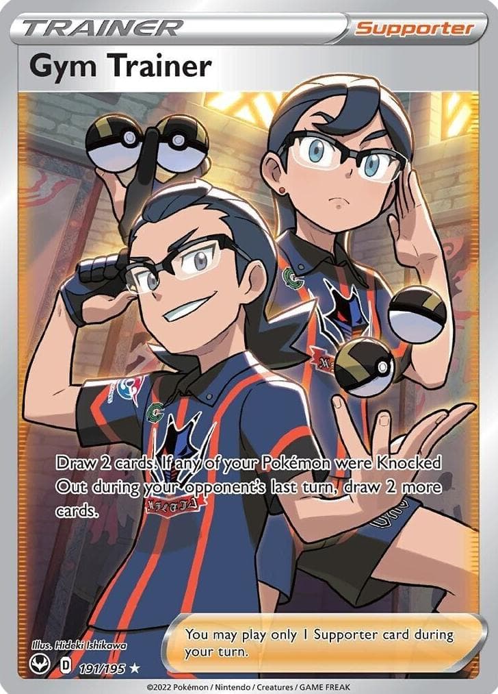 Gym Trainer trading card