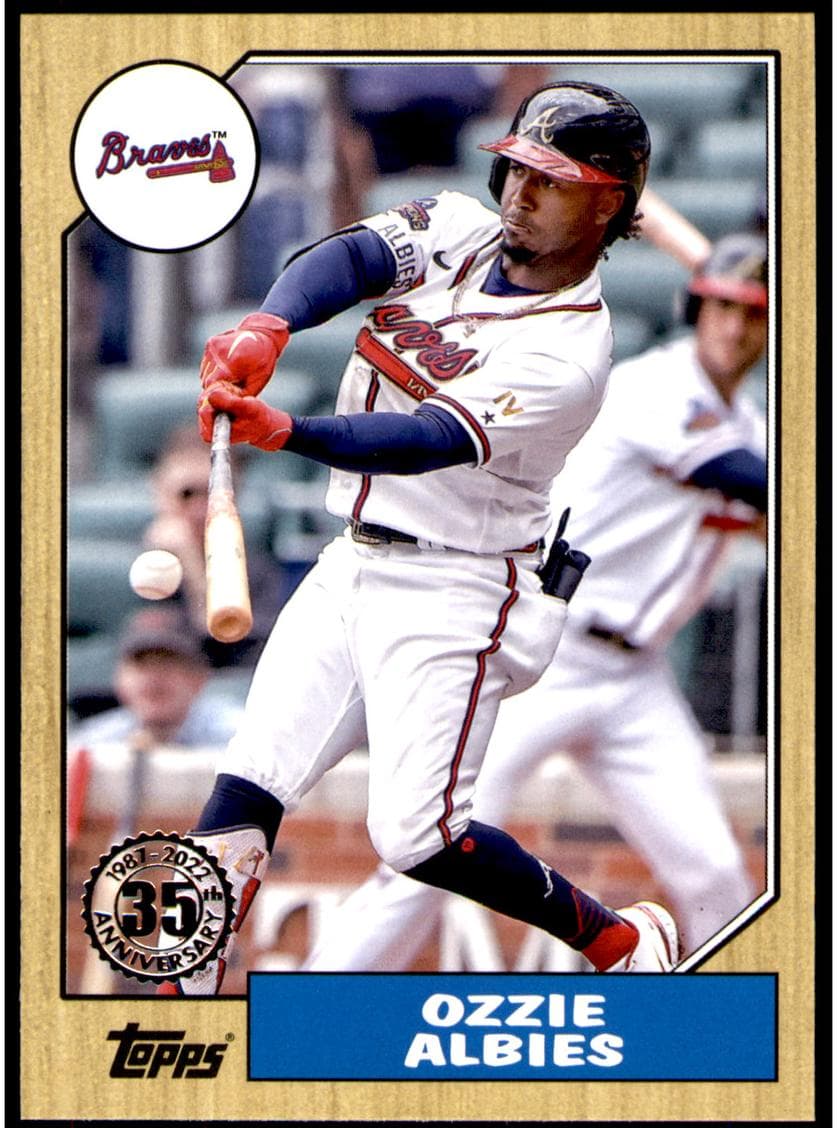 Ozzie Albies 2022 topps Topps Update