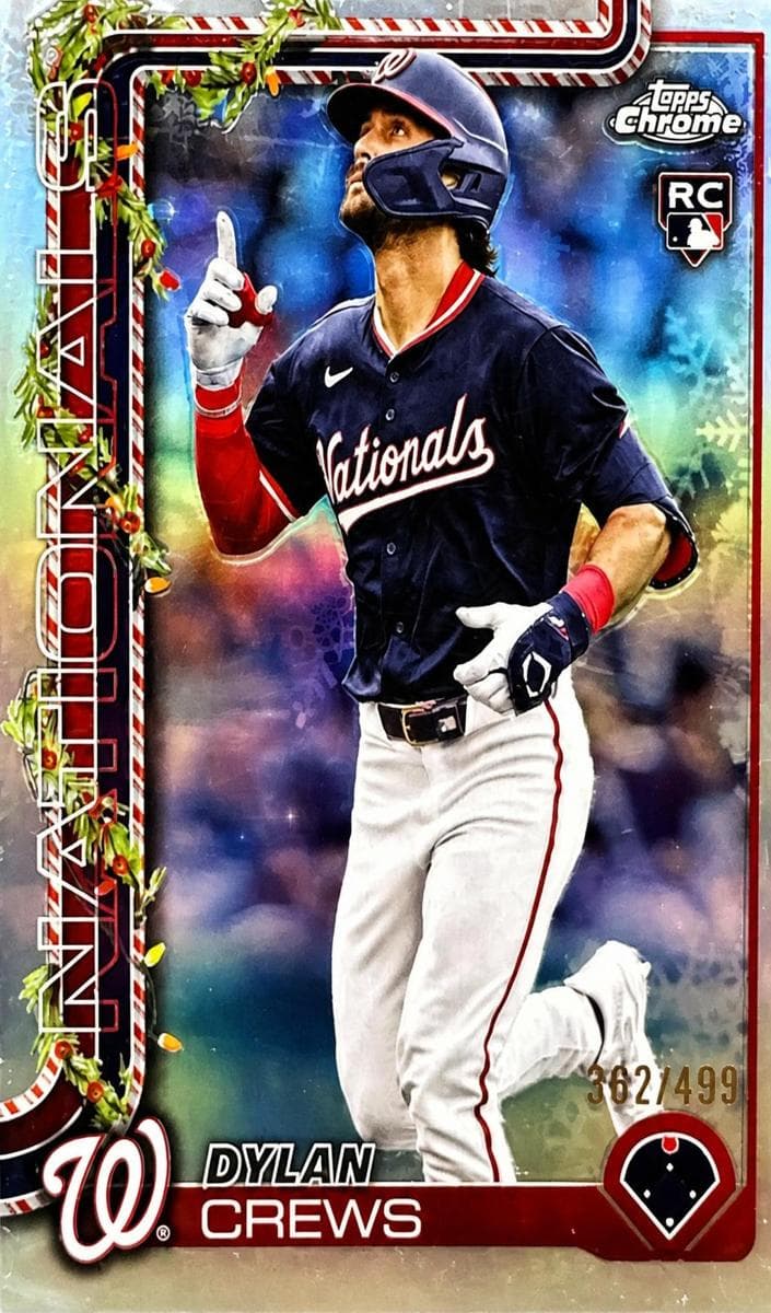 Dylan Crews 2025 topps Holiday
