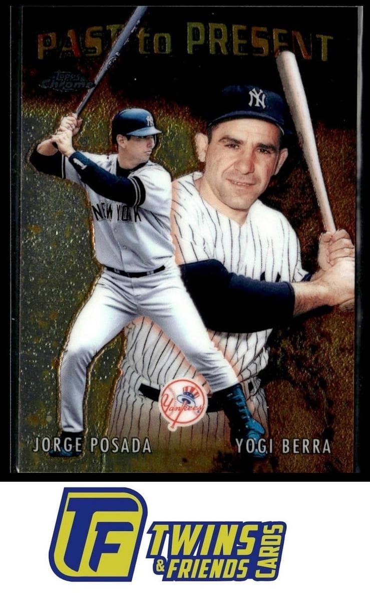 Yogi Berra / Jorge Posada 2001 topps Topps Chrome