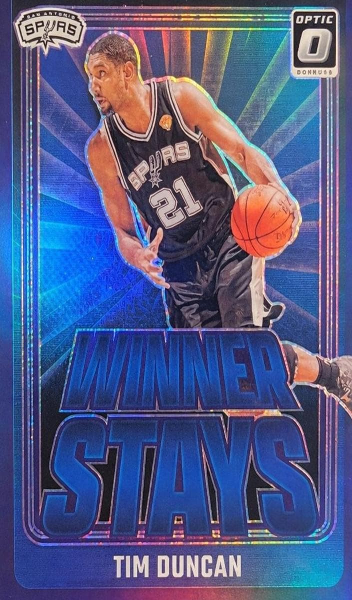 Tim Duncan 2024 panini Donruss Optic