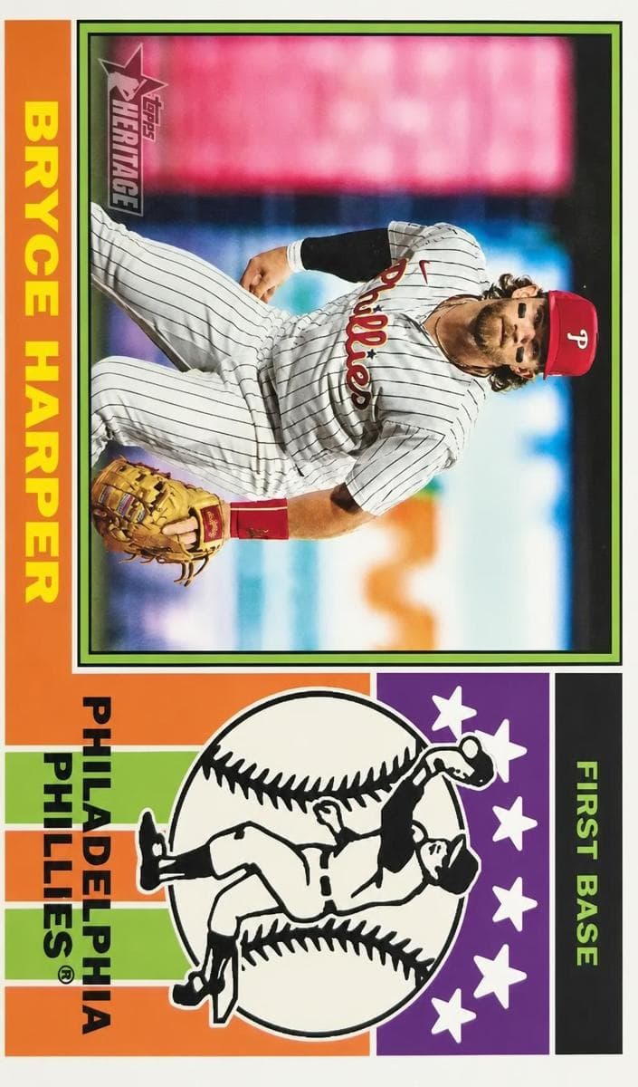 Bryce Harper 2025 topps Topps Heritage