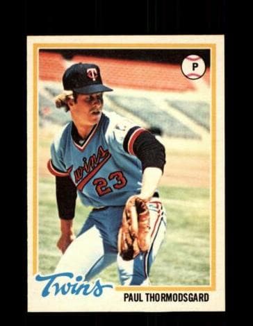 Paul Thormodsgard 1978 topps