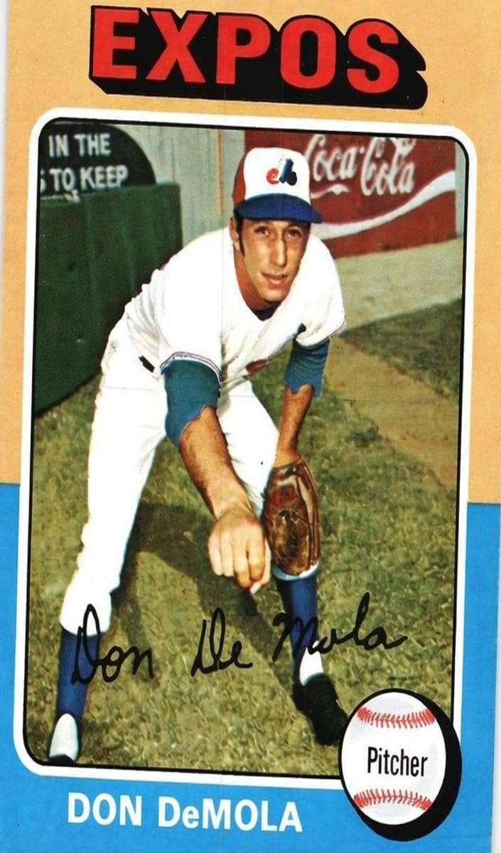 Don DeMola 1975 topps Topps
