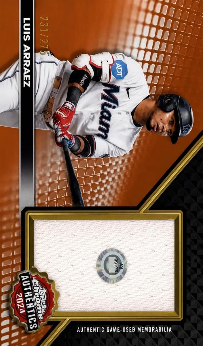 Luis Arraez 2024 topps Topps Chrome