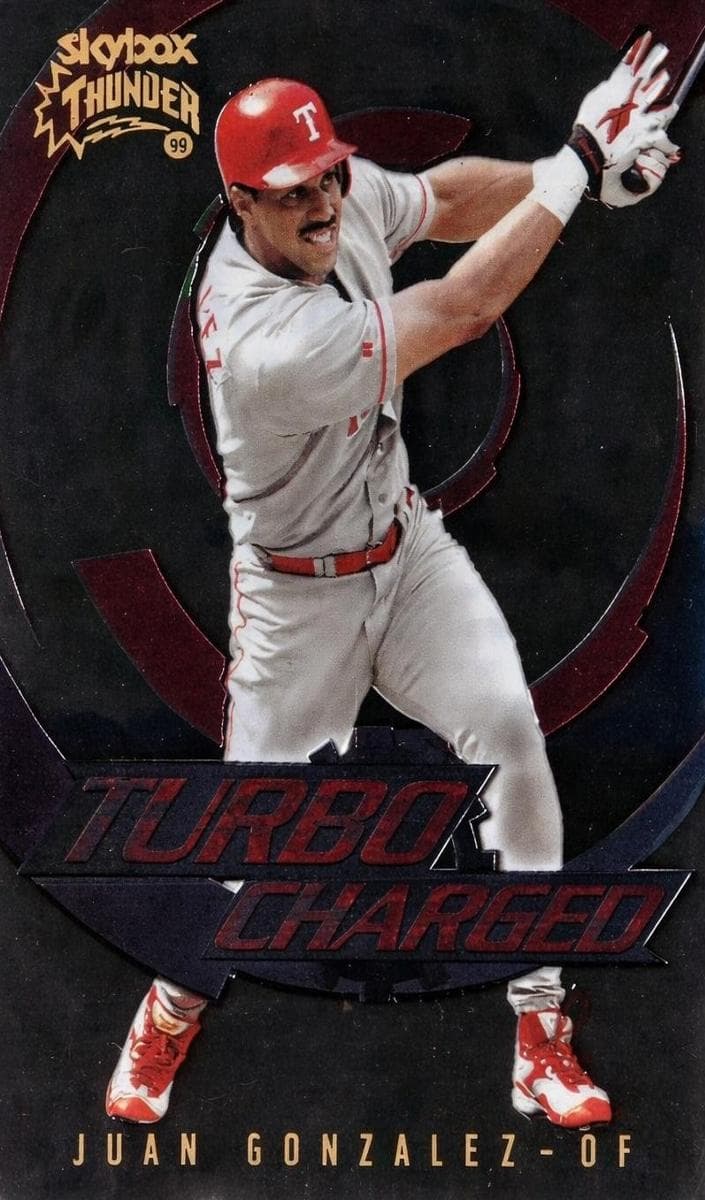 Juan Gonzalez 1999 skybox Thunder