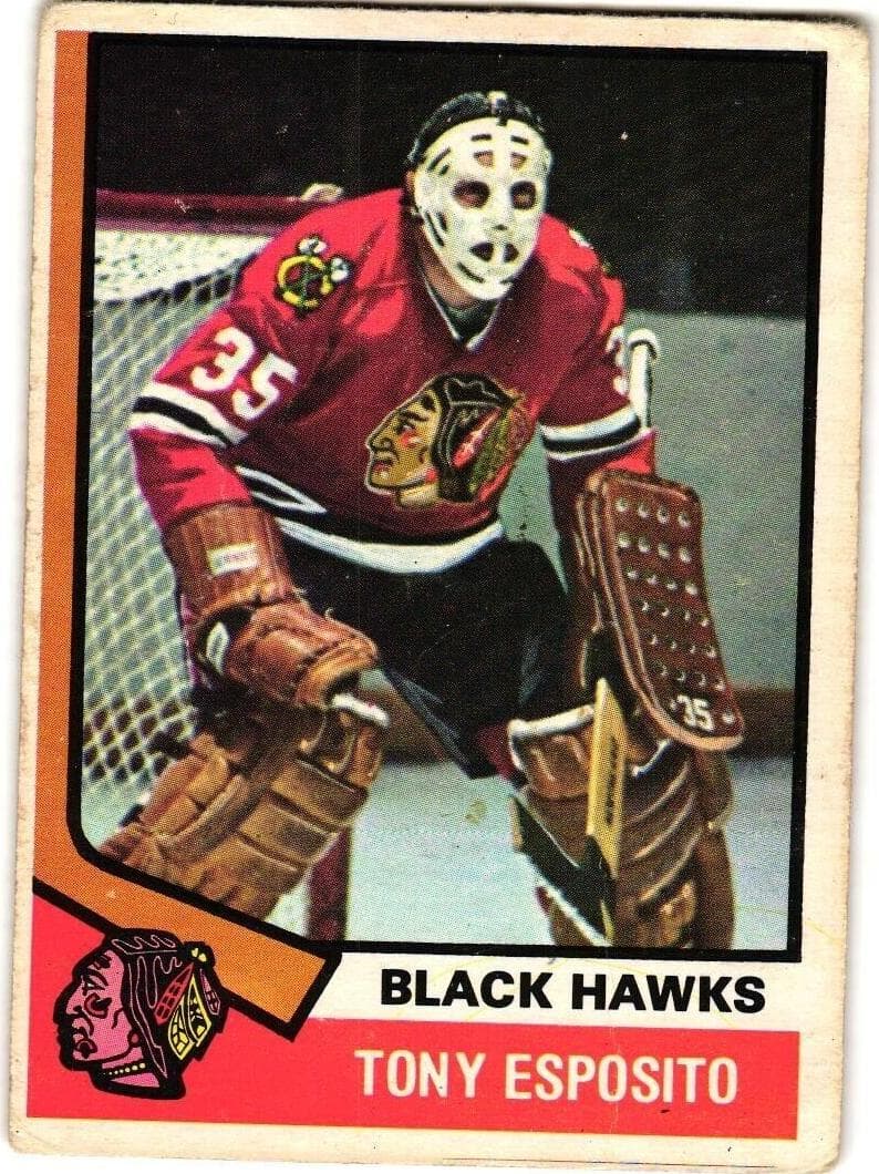 Tony Esposito 1974 topps O-Pee-Chee