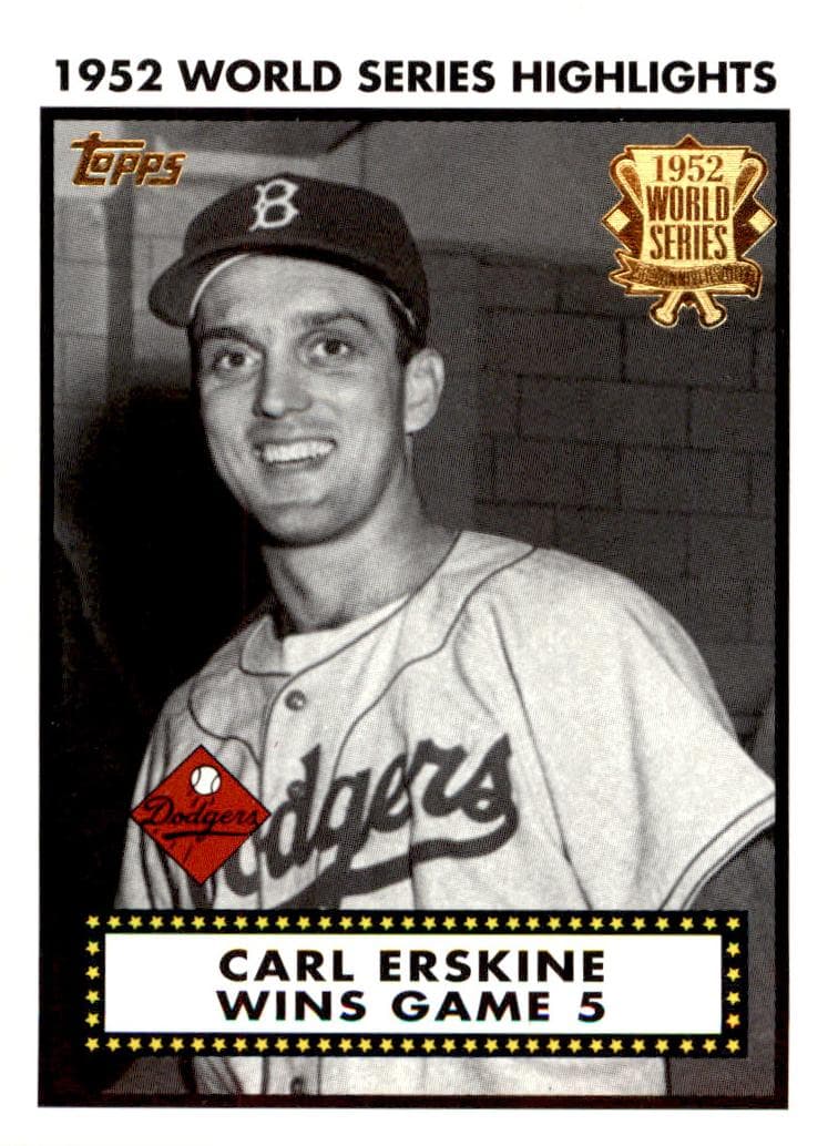 Carl Erskine #52ws-5