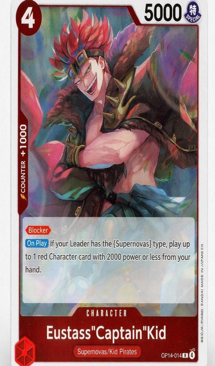 Eustass Captain Kid #op14-014