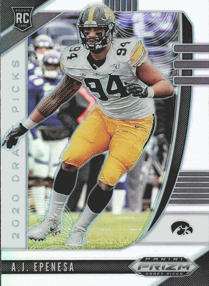 A.J. Epenesa 2020 panini Panini Prizm Draft Picks