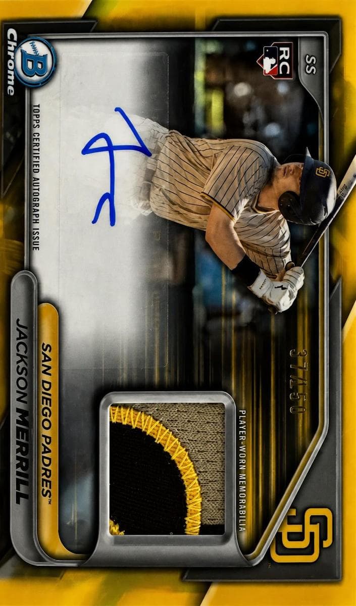 Jackson Merrill 2024 bowman Bowman Chrome