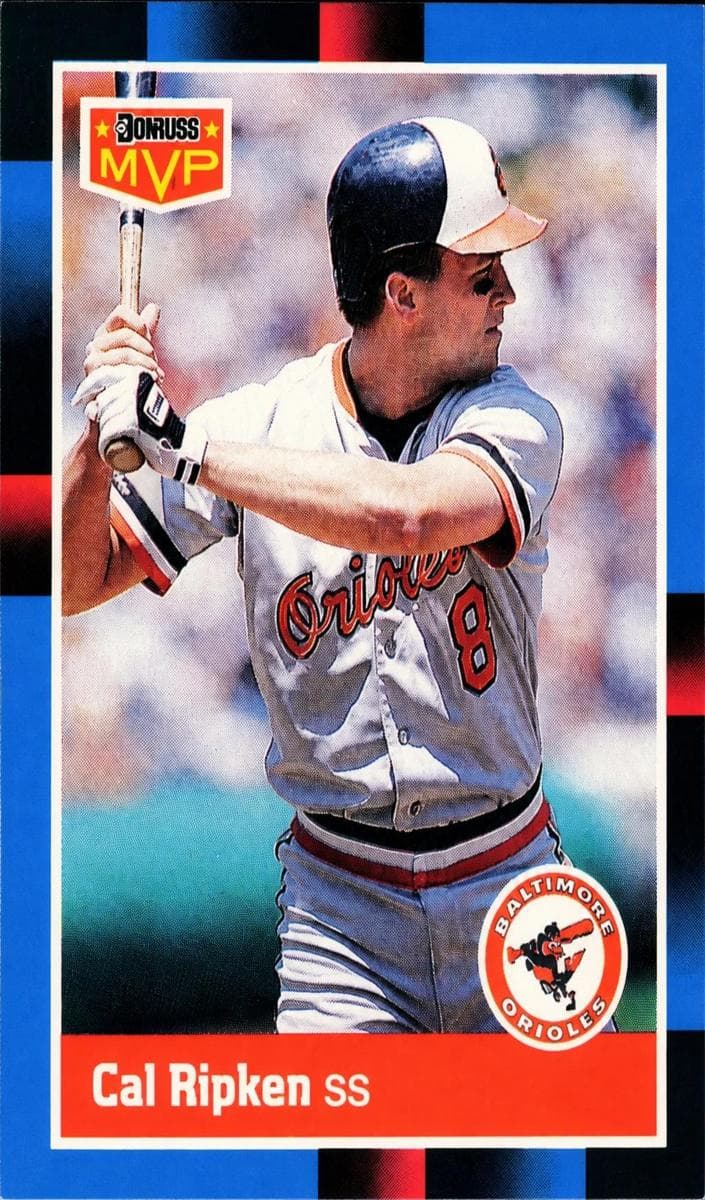 Cal Ripken 1988 panini Donruss