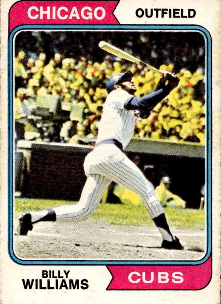 Billy Williams 1974 topps